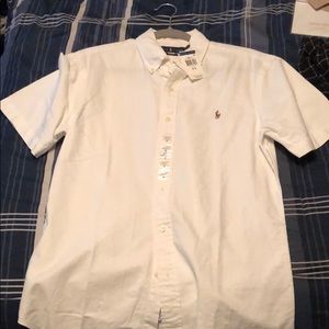 White short sleeve Oxford Ralph Lauren